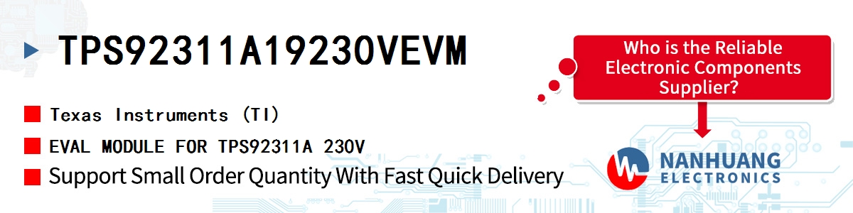 TPS92311A19230VEVM TI EVAL MODULE FOR TPS92311A 230V