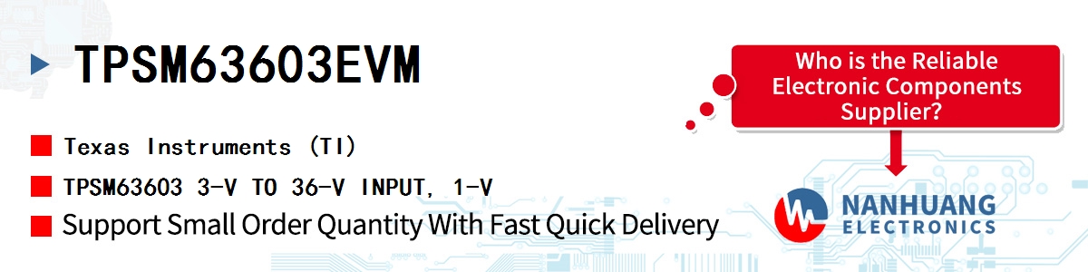 TPSM63603EVM TI TPSM63603 3-V TO 36-V INPUT, 1-V