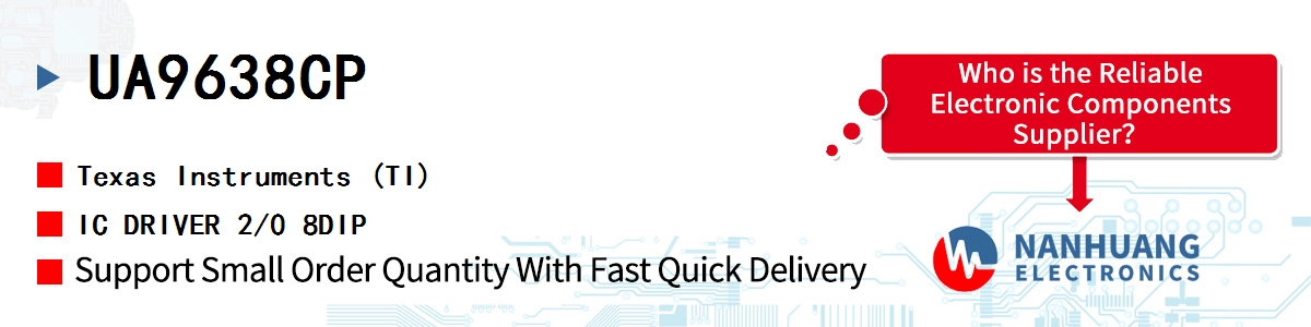 UA9638CP TI IC DRIVER 2/0 8DIP