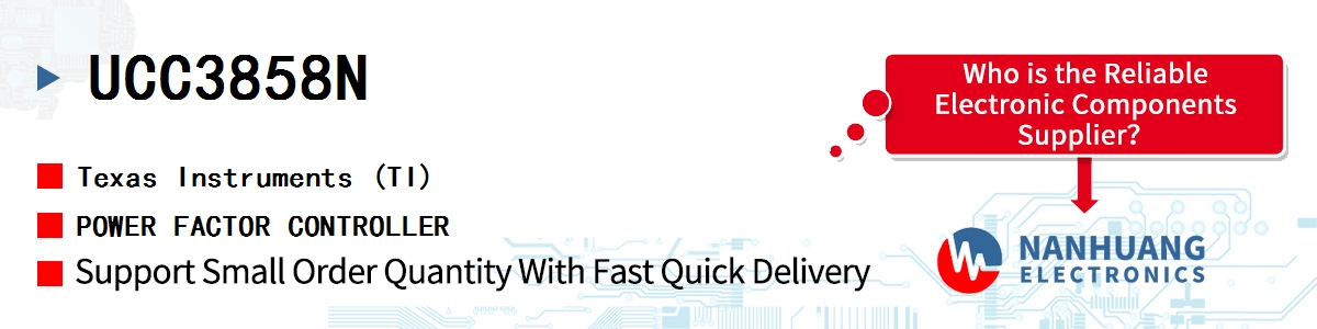 UCC3858N TI POWER FACTOR CONTROLLER