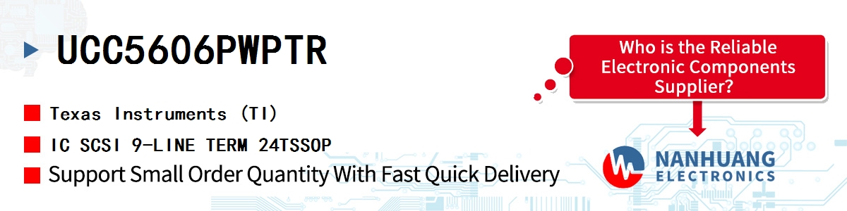 UCC5606PWPTR TI IC SCSI 9-LINE TERM 24TSSOP