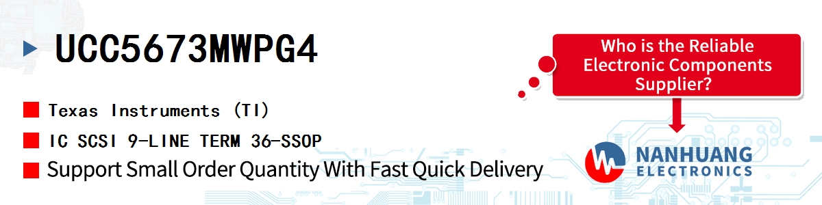 UCC5673MWPG4 TI IC SCSI 9-LINE TERM 36-SSOP