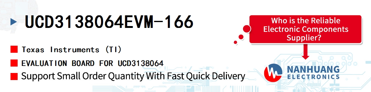 UCD3138064EVM-166 TI EVALUATION BOARD FOR UCD3138064