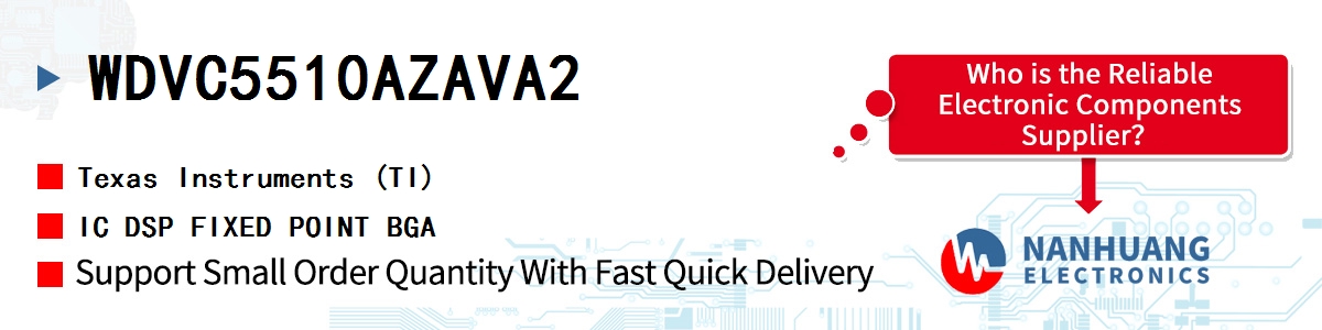 WDVC5510AZAVA2 TI IC DSP FIXED POINT BGA